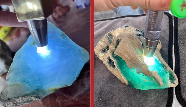 翡翠原石怎么从皮色开到满绿？具体方法是什么？